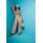 Bluse, beige-schwarz-bedruckt