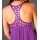 Chiffon-Abendkleid m. Pailletten, lila