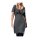 Kleid m. Fransen, grau