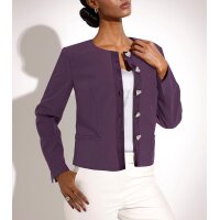 Blazer mit herzförmigen Knöpfen, traube