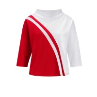 Shirt, red-white