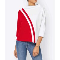 Shirt, red-white