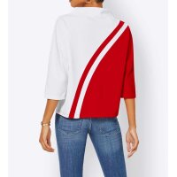 Shirt, red-white