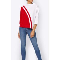 Shirt, red-white