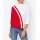 Shirt, red-white