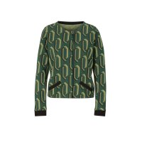Shirtjacke, moos-pistazie-bedruckt