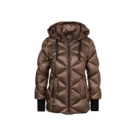 Daunenjacke m. Kapuze, schoko