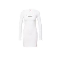 Sukienka mini z jerseyu, biała