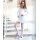 Jersey mini dress, white