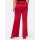 Satin evening trousers, red