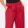 Satin evening trousers, red