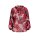 Georgette-Druckbluse, puder-rot
