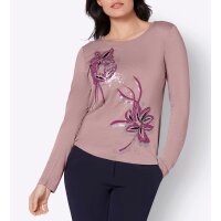 Jerseyshirt, hortensie-bedruckt