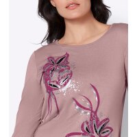 Jerseyshirt, hortensie-bedruckt