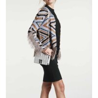Strickjacke m. Fransen, bunt