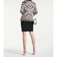 Strickjacke m. Fransen, bunt