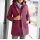 2-in-1-Wolljacke mit Westen-Einsatz, bordeaux