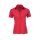 Polo-Shirt m. Schnürung, rot