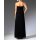 Corsagen-Abendkleid m. Seide, grau-schwarz
