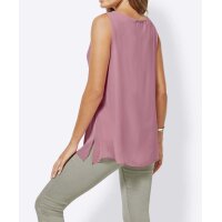 Blouse top with beads, lavender