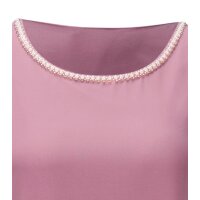 Blouse top with beads, lavender
