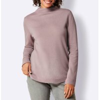 Kaschmirpullover mit Kelchkragen, mauve