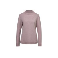 Kaschmirpullover mit Kelchkragen, mauve