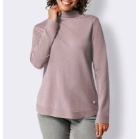 Kaschmirpullover mit Kelchkragen, mauve