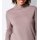 Kaschmirpullover mit Kelchkragen, mauve