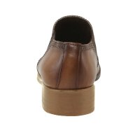 Cowhide bootie, cognac