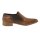 Cowhide bootie, cognac