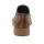 Cowhide bootie, cognac