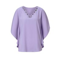 Blouse with strass, lavender