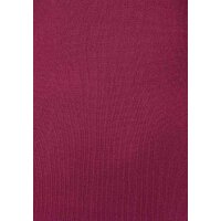 Feinstrickkleid m. Chiffon, bordeaux