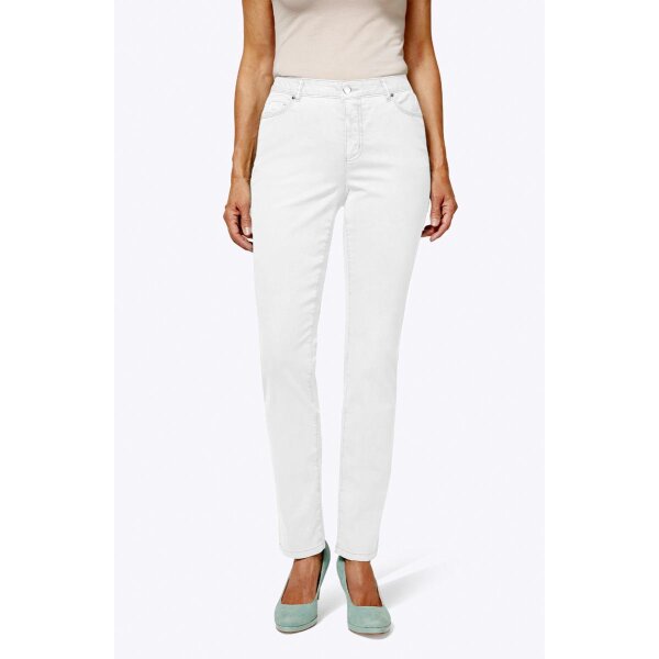 Stretch jeans, wool white