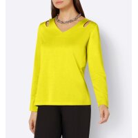Cut-out shirt, lime
