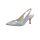 Slingpumps, silberfarben