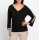 Pullover m. Schriftzug u. Glitzersteinchen, schwarz