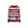 Jacquard sweater, red-black-pattern