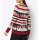 Jacquard sweater, red-black-pattern
