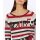 Jacquard sweater, red-black-pattern