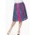 Druckrock, pink-rauchblau