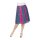 Druckrock, pink-rauchblau