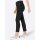 Lyocell trousers with writing on the waistband, black