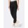 Lyocell trousers with writing on the waistband, black