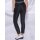 Lyocell-Hose m.Jacquard-Schriftzug am Bund, schwarz