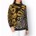 Jacquard sweater, black / ochre / pattern