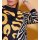 Jacquard sweater, black / ochre / pattern
