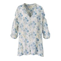 Marken-Tunika, creme-blau