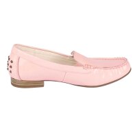 Branded ladies patent leather slipper, rosé